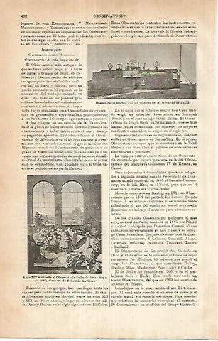 LAMINA ESPASA 25900:  Luis XIV en el Observatorio de Paris