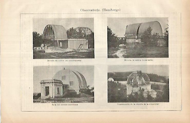 LAMINA ESPASA 25903: Detalles del Observatorio de Hamburgo