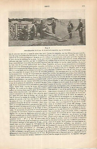 LAMINA ESPASA 25917: Obus Schneider de la artilleria española