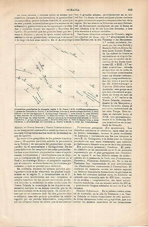 LAMINA ESPASA 25934: Directrices principales de Oceania
