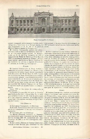 LAMINA ESPASA 25944: Museo Oceanografico de Monaco