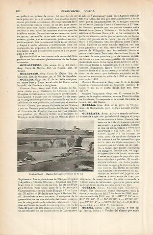 LAMINA ESPASA 25954: Restos del puente romano en Ocelum Durii Francia