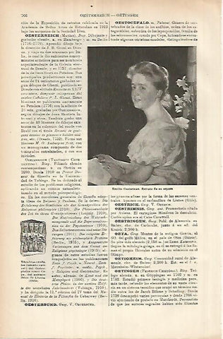 LAMINA ESPASA 25975: Retrato de la esposa de E. Oesterman