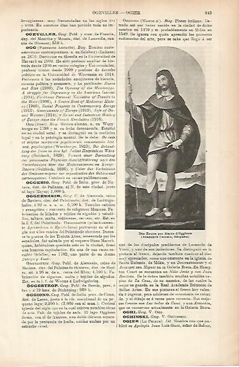 LAMINA ESPASA 25984: San Roque por Marco d Oggione