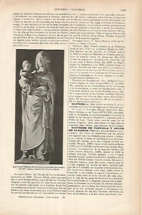LAMINA ESPASA 26026: La Virgen del Olivet