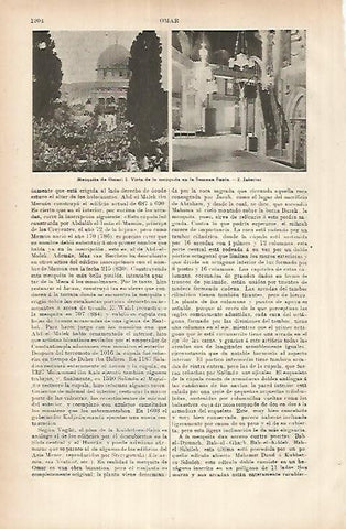 LAMINA ESPASA 26044: Mezquita de Omar en Jerusalen