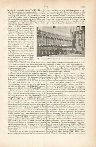 LAMINA ESPASA 26060: Coro del Monasterio de Oña Burgos