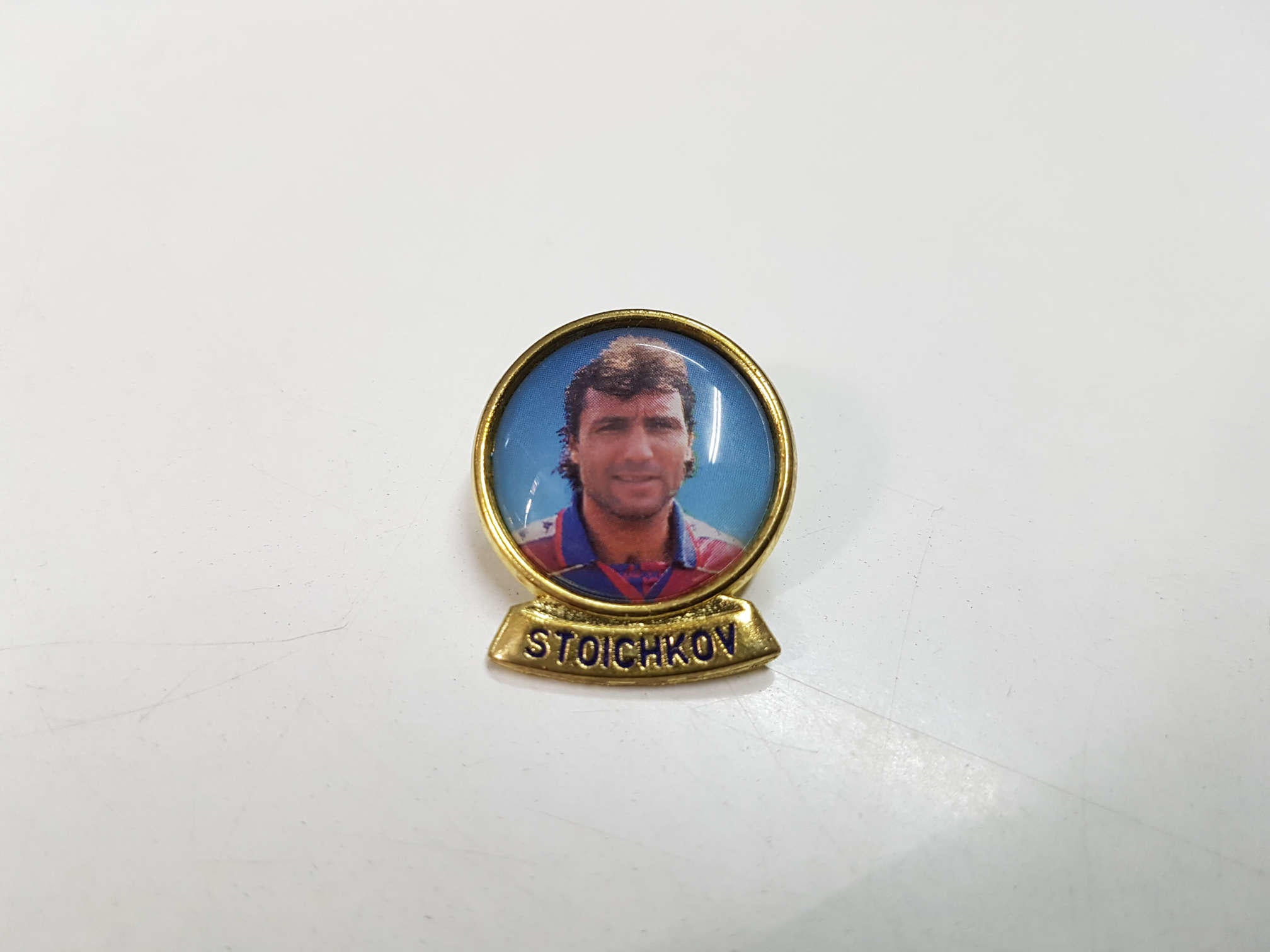 Pin de Stoichov, Coleccion los Pins del Dream Team del diario Sport