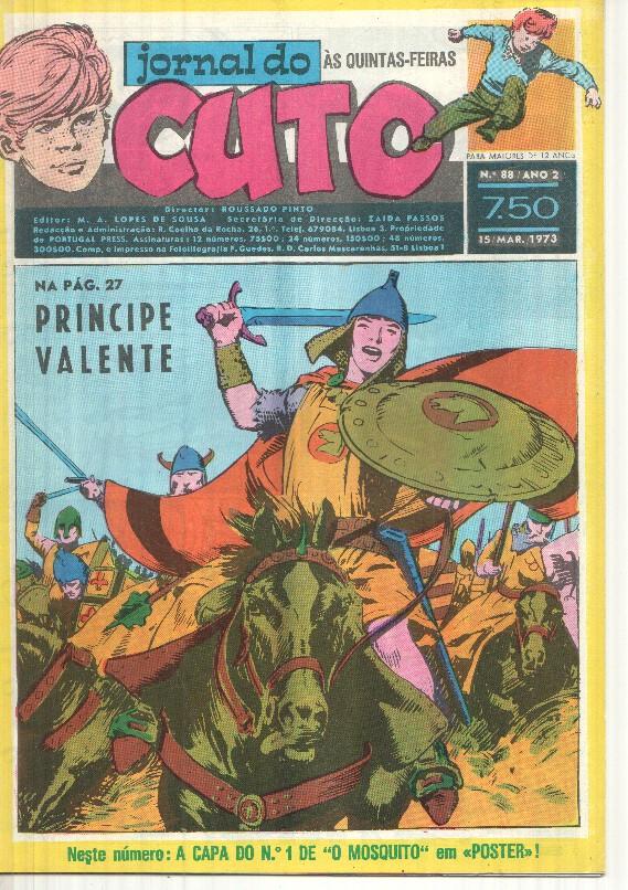 Jornal do Cuto numero 088: : Cap. Kate-Flierman-Cisco Kid-Cuto-Tarzan