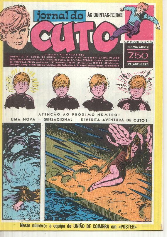 Jornal do Cuto numero 093: Cuto, Falcao Negro, Kangaroo Kid,. Pistol Jim, flash Gordon, Tarzan,  