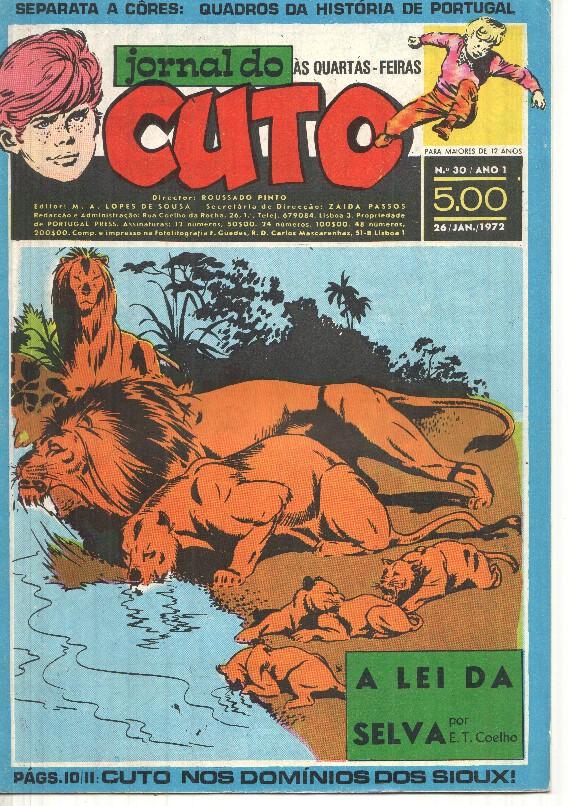 Jornal do Cuto numero 030: Flash Gordon, Jesus Blasco, Billy O Botas, Cuto, Tomahaw Tom