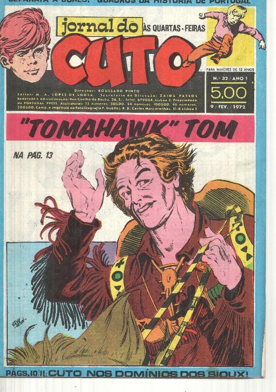 Jornal do Cuto numero 032: Flash Gordon, Jesus Blasco, Billy O Botas, Cuto, Tomahaw Tom