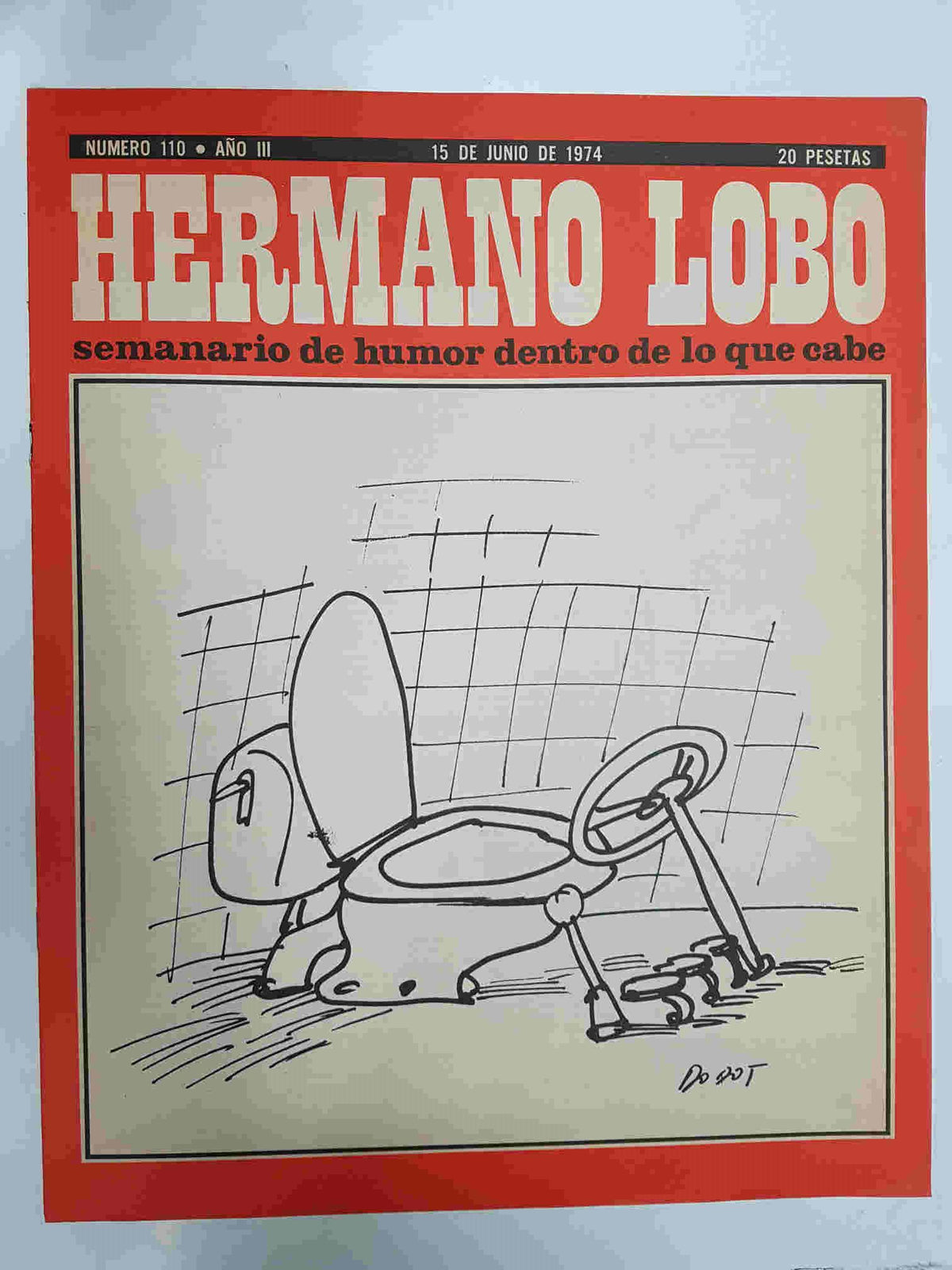 Hermano Lobo numero  110: portada de Dodot