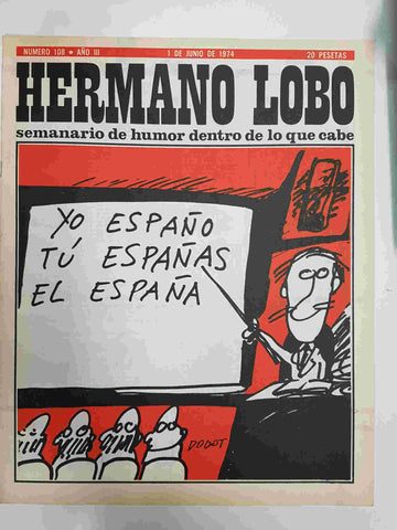 Hermano Lobo numero  108: portada de Dodot