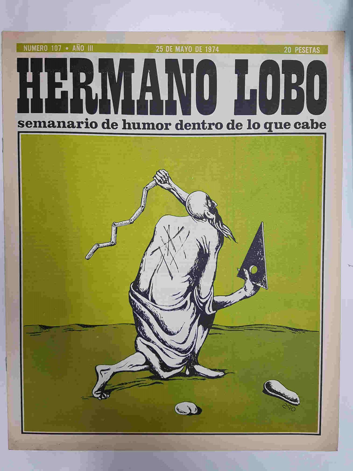 Hermano Lobo numero  107: portada de Ops