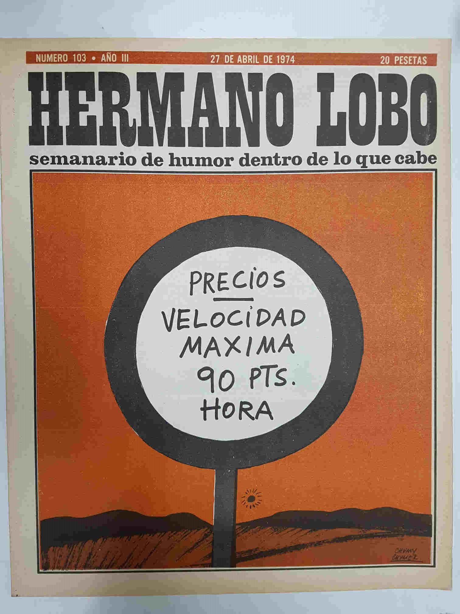 Hermano Lobo numero  103: portada de Chummy Chumez