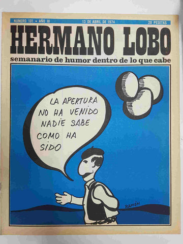 Hermano Lobo numero  101: portada de Ramon