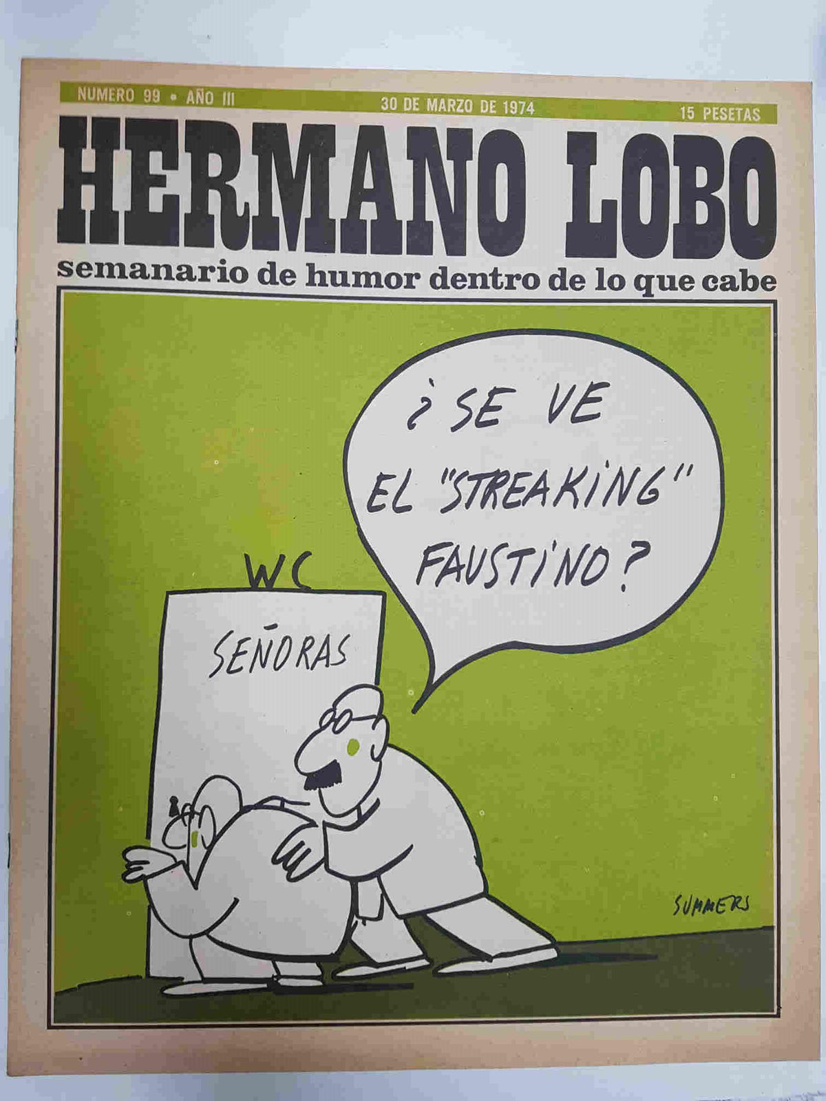 Hermano Lobo numero  099: portada de Summers
