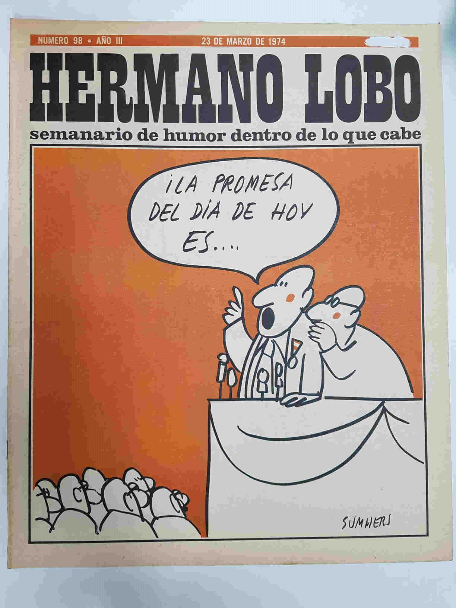Hermano Lobo numero  098: portada de Summers