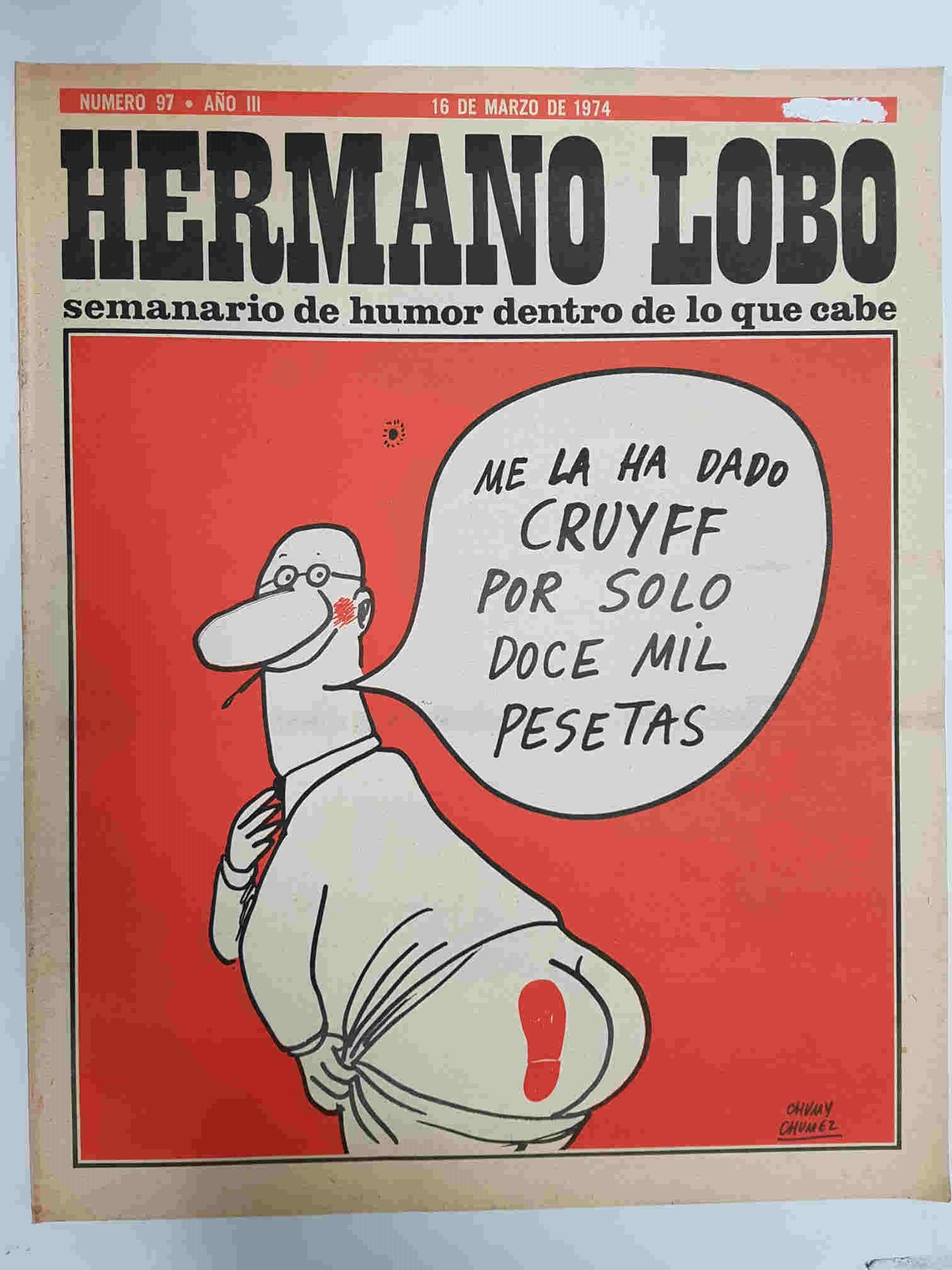 Hermano Lobo numero  097: portada de Chumy Chumez
