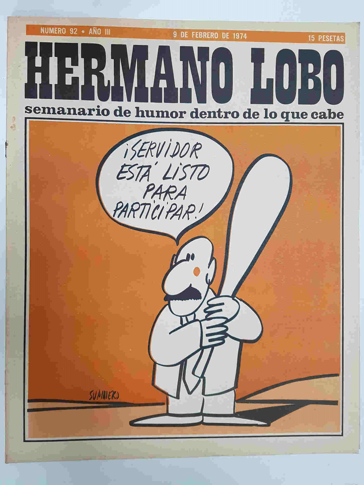 Hermano Lobo numero  092: portada de Summers