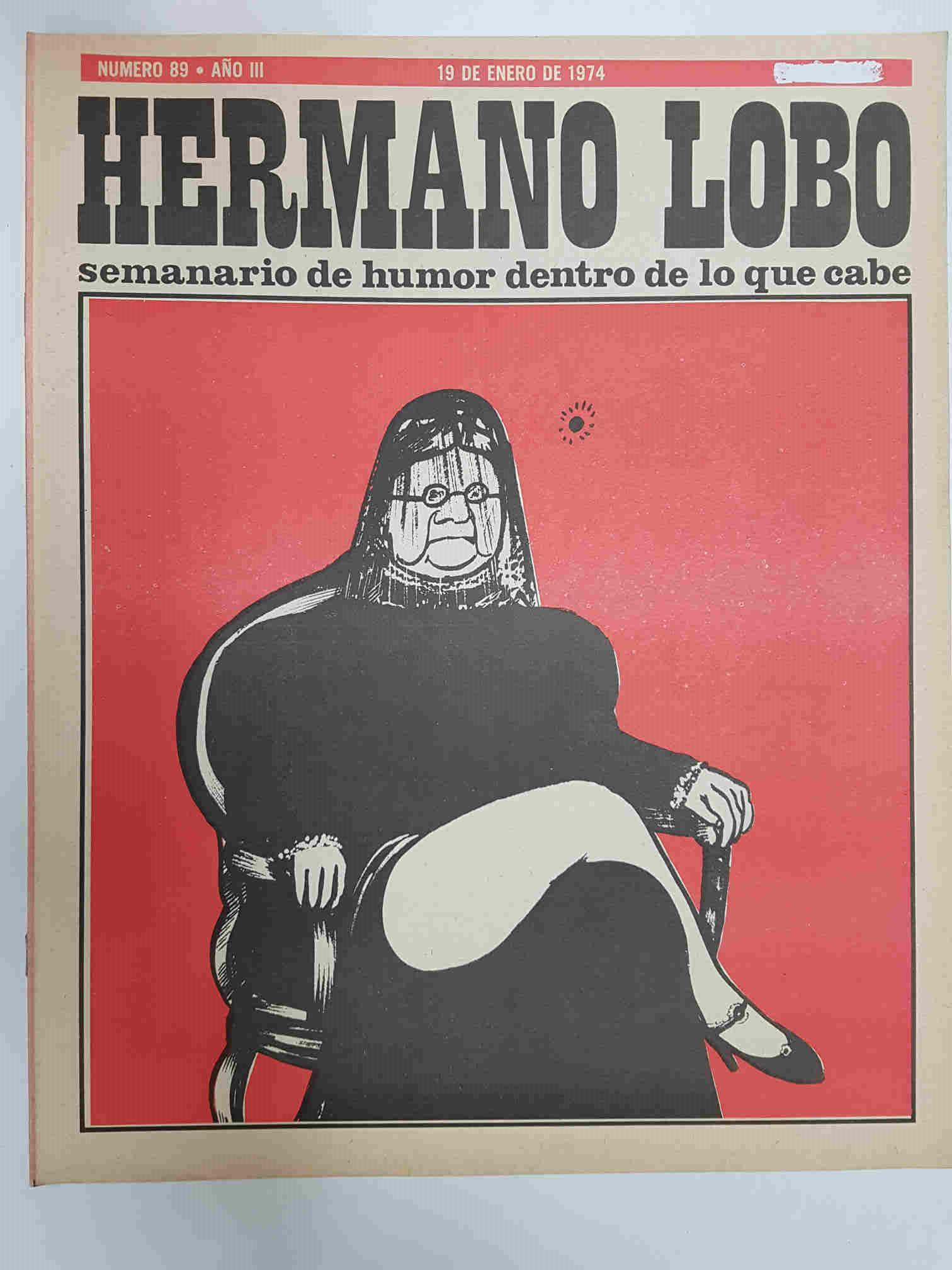 Hermano Lobo numero  089: portada de 