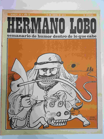 Hermano Lobo numero  088: portada de Chumy Chumez