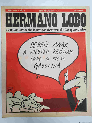 Hermano Lobo numero  085: portada de Chumy Chumez