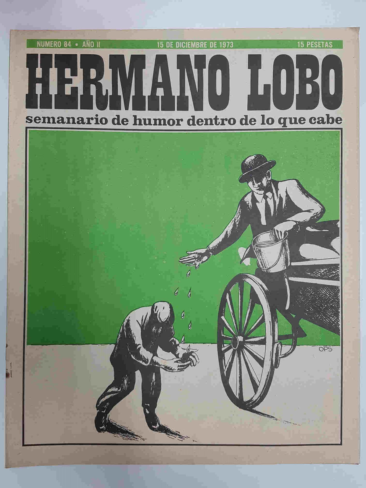 Hermano Lobo numero  084: portada de ops