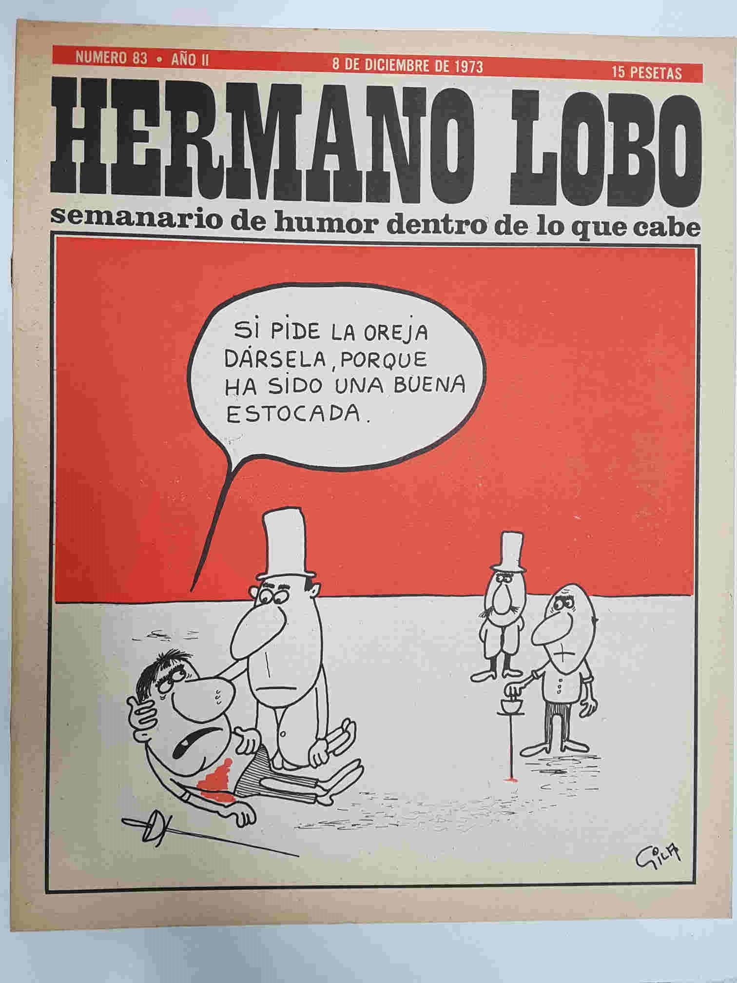 Hermano Lobo numero  083: portada de Gila