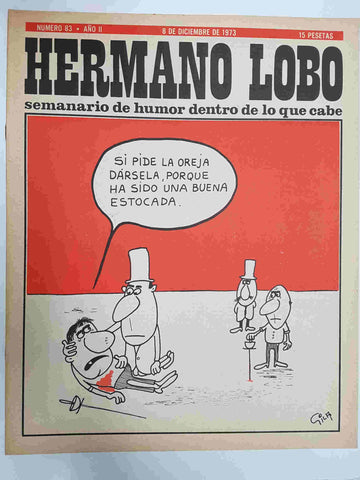 Hermano Lobo numero  083: portada de Gila