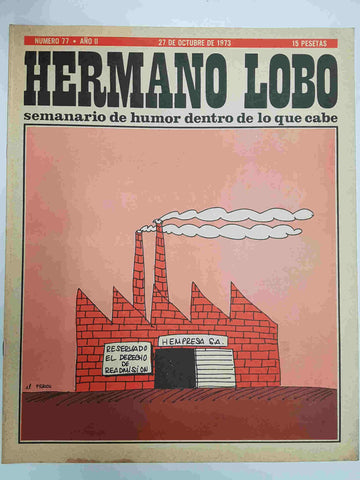 Hermano Lobo numero  077: portada de Perich