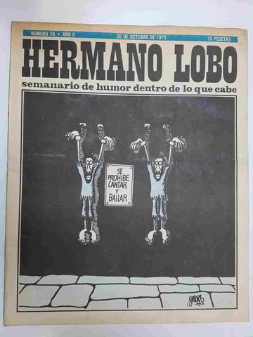 Hermano Lobo numero  076: portada de Forges