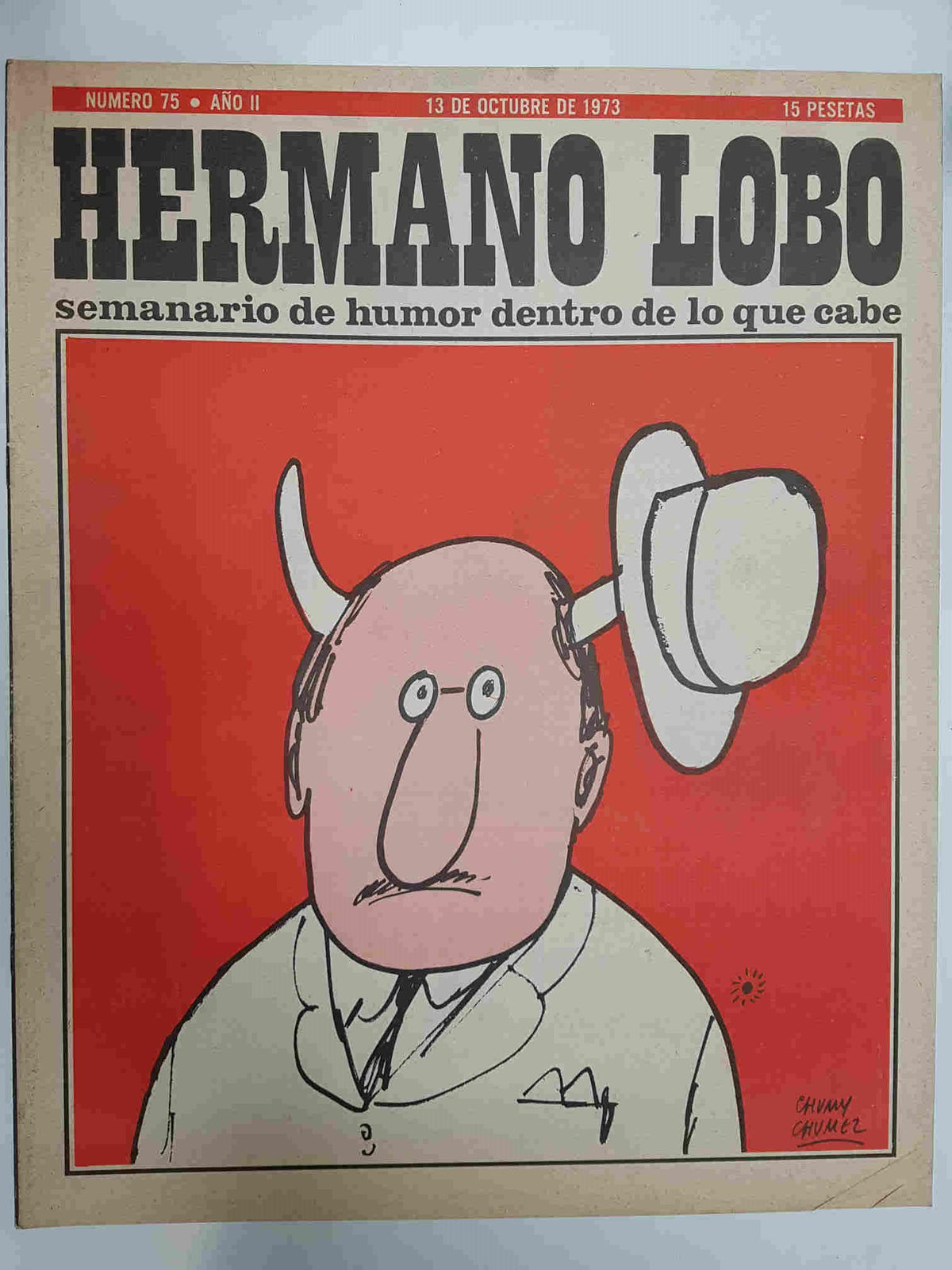 Hermano Lobo numero  075: portada de Chumy Chumez