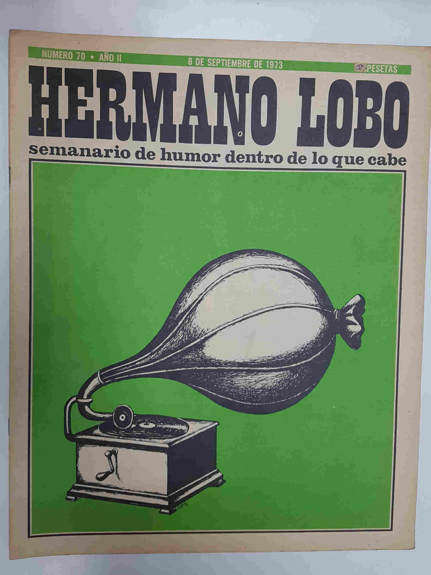 Hermano Lobo numero  070: portada de Ops