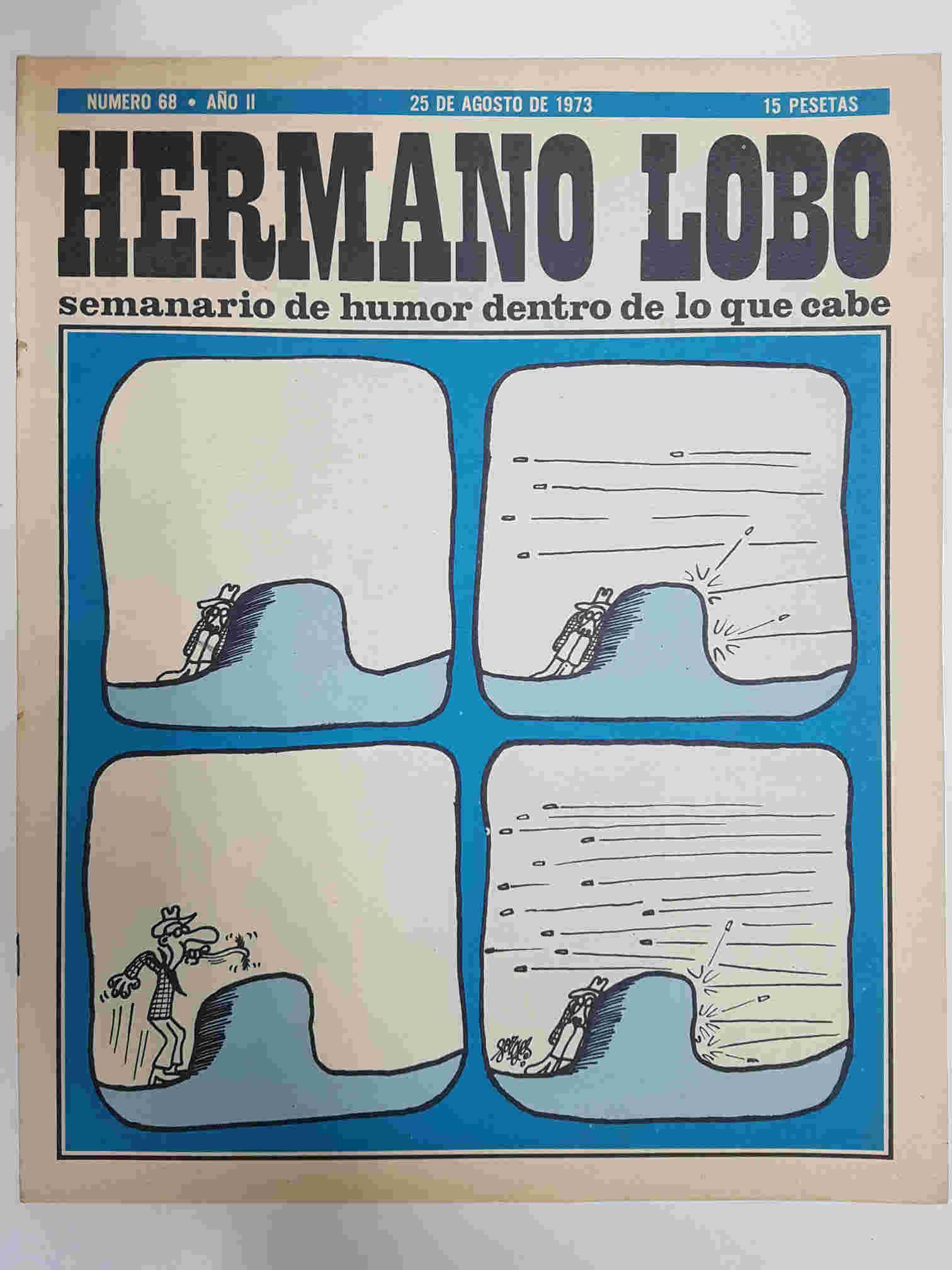 Hermano Lobo numero  068: portada de Forges