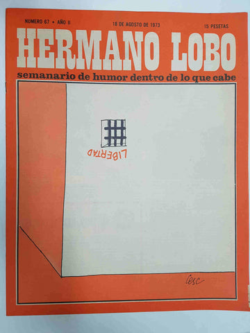 Hermano Lobo numero  067: portada de Cesc