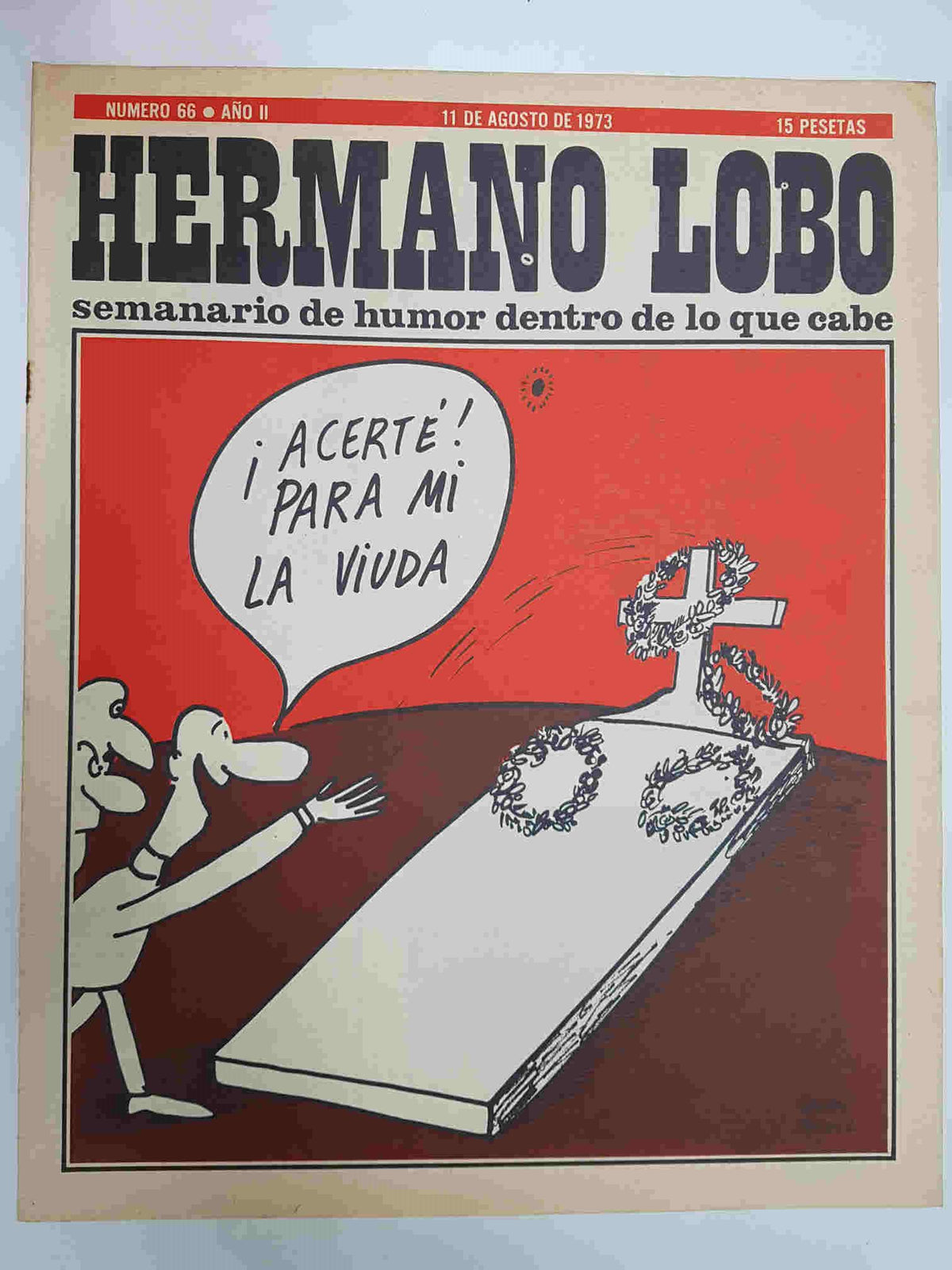 Hermano Lobo numero  066: portada de Chumy Chumez