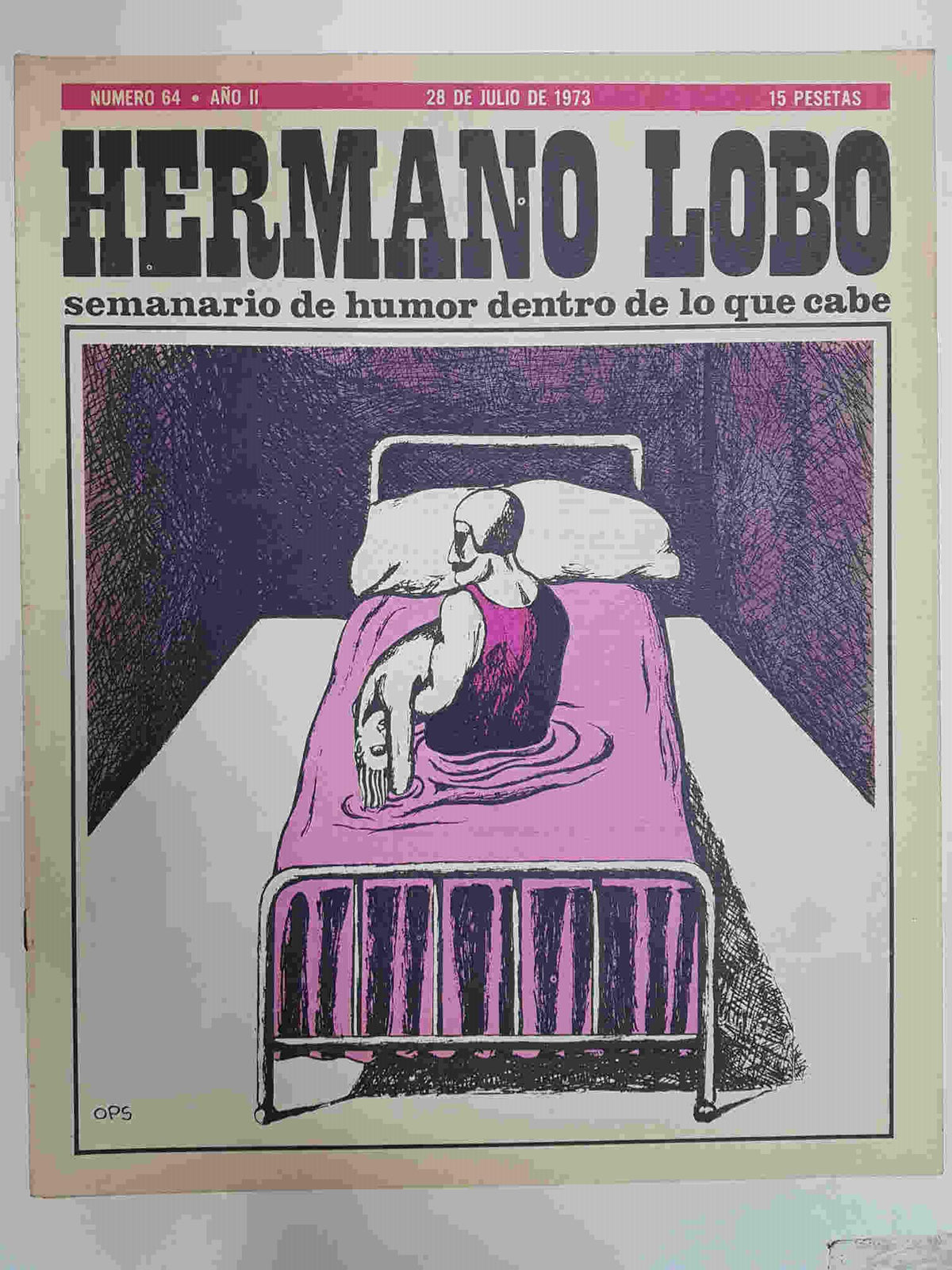 Hermano Lobo numero  064: portada de Ops