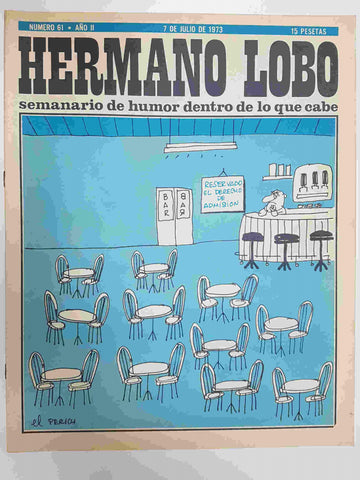 Hermano Lobo numero  061: portada de Perich