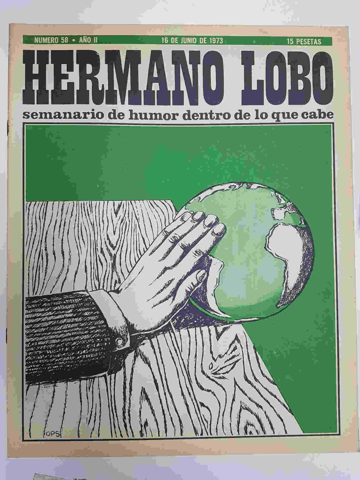 Hermano Lobo numero  058: portada de Ops