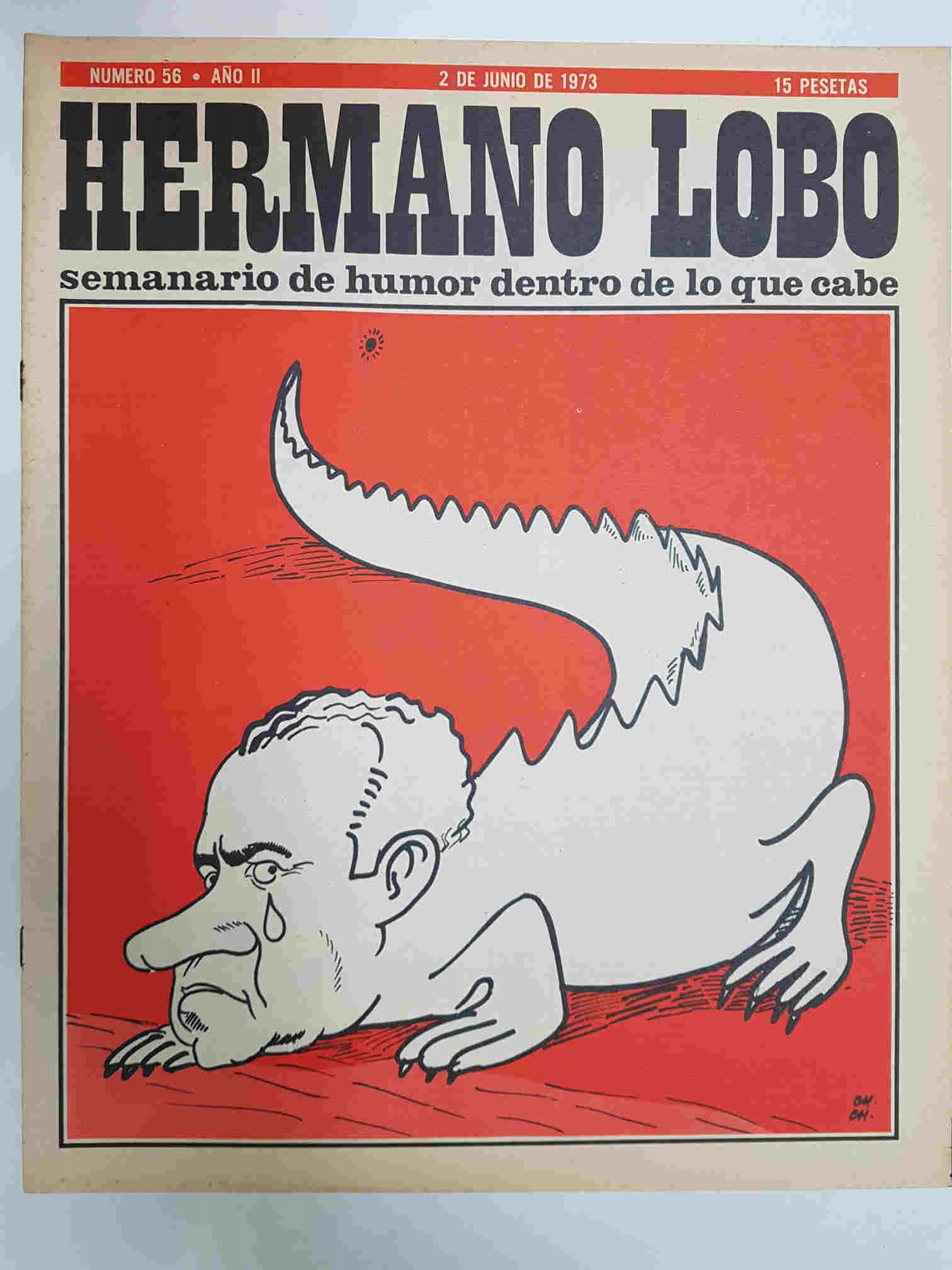 Hermano Lobo numero  056: portada de Chumy Chumez