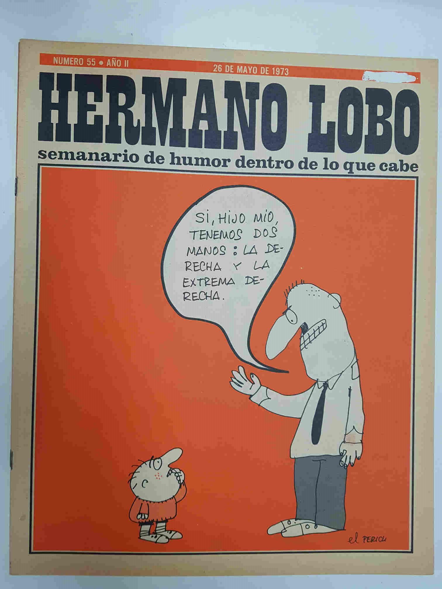 Hermano Lobo numero  055: portada de Perich