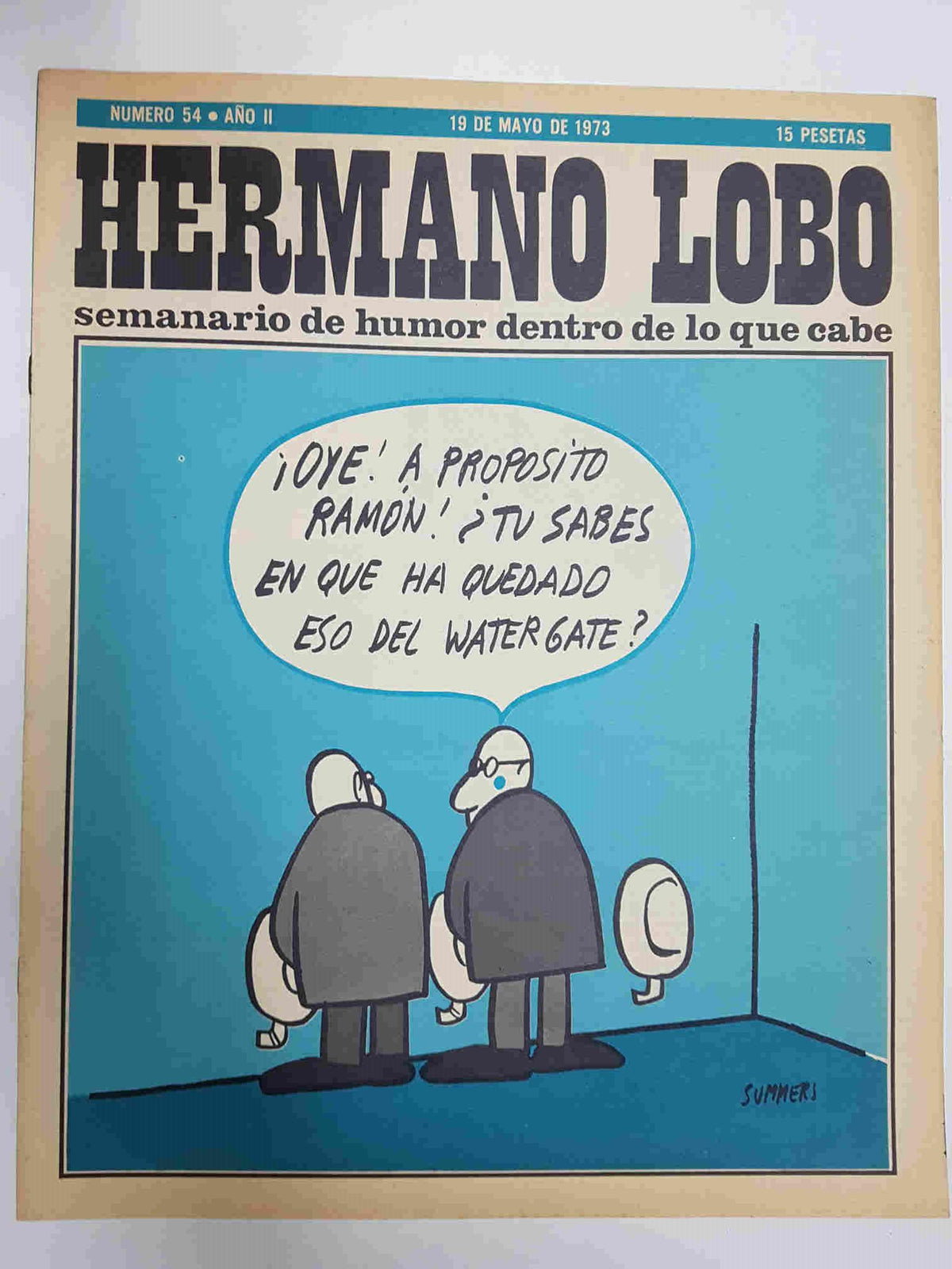 Hermano Lobo numero  054: portada de Summers