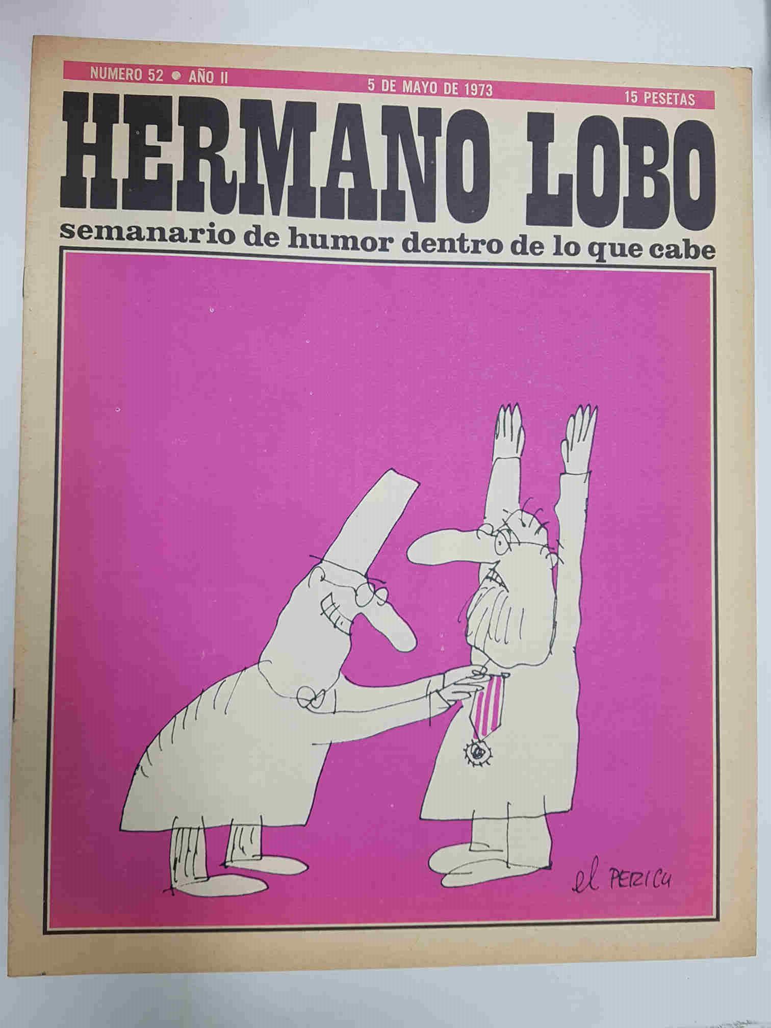 Hermano Lobo numero  052: portada de Perich