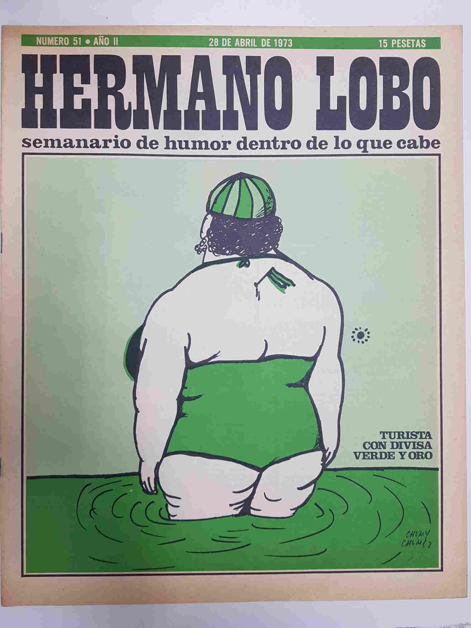 Hermano Lobo numero  051: portada de Chumy Chumez