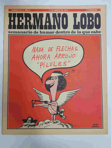 Hermano Lobo numero  045: portada de Chumy Chumez