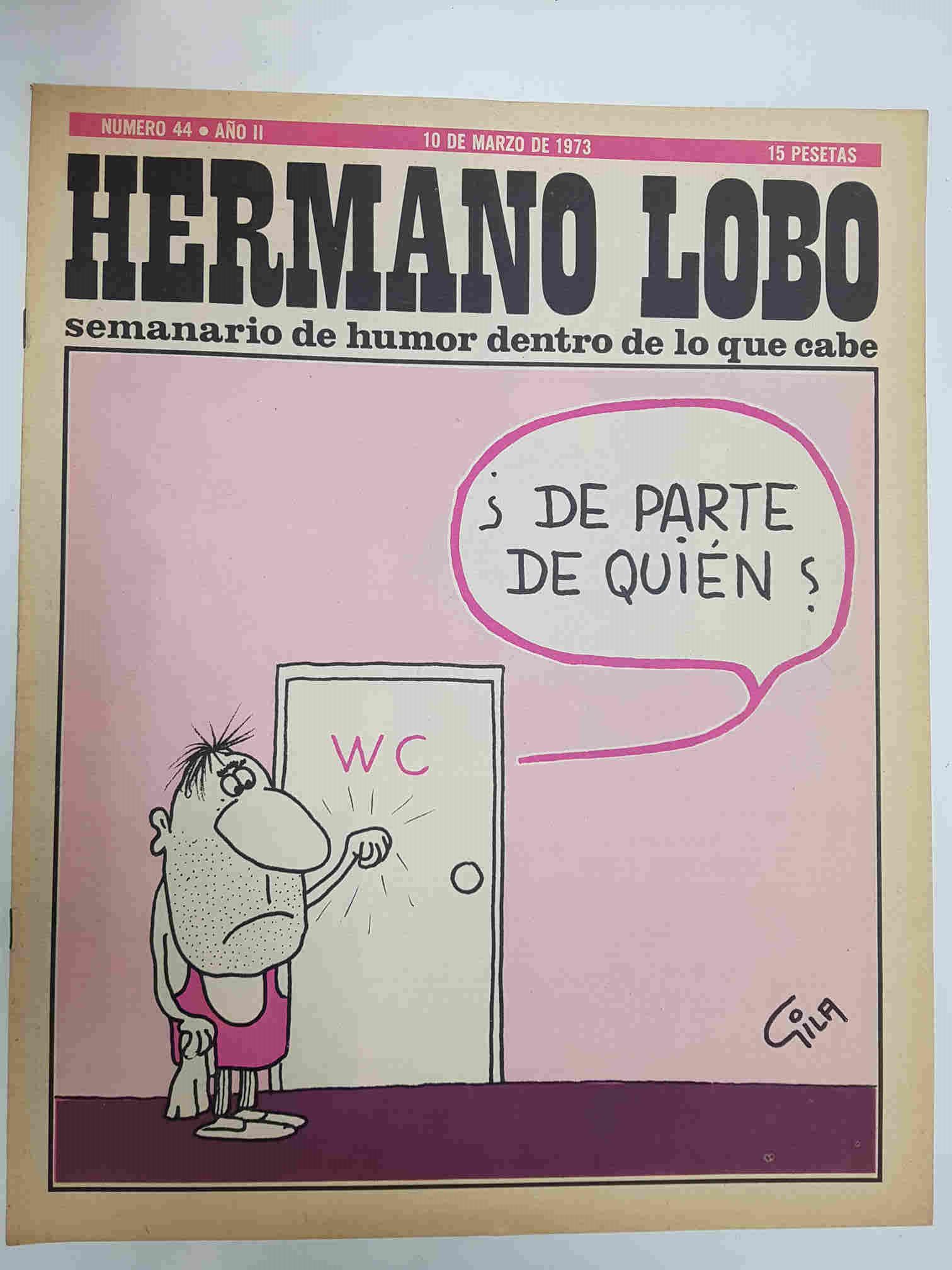Hermano Lobo numero  044: portada de Gila