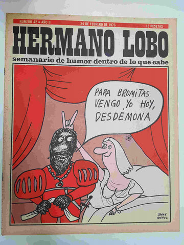 Hermano Lobo numero  042: portada de Chumy Chumez