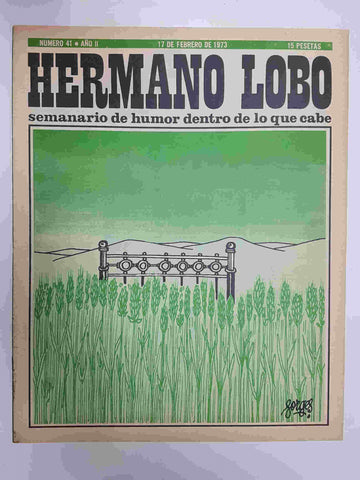 Hermano Lobo numero  041: portada de Forges